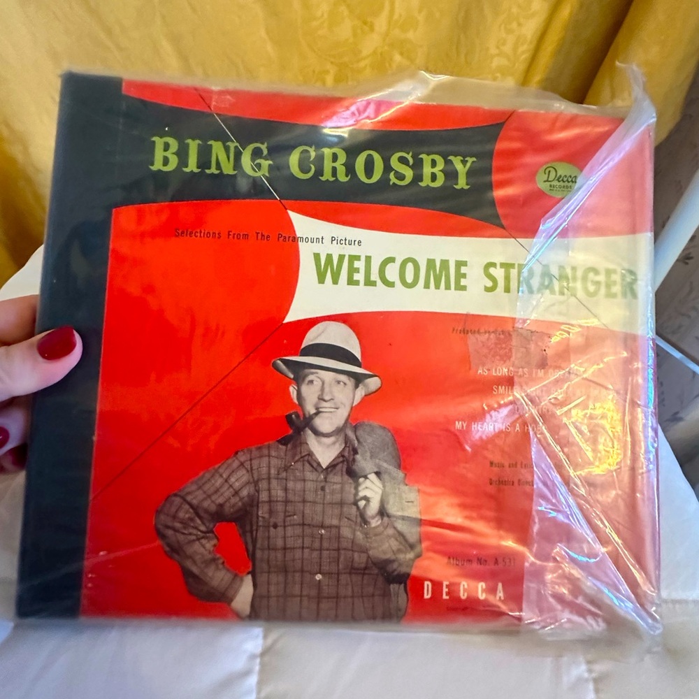 Decca Records Bing Crosby Welcome Stranger LP Set